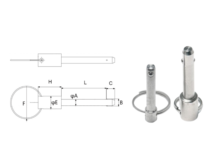 ボールロックピン