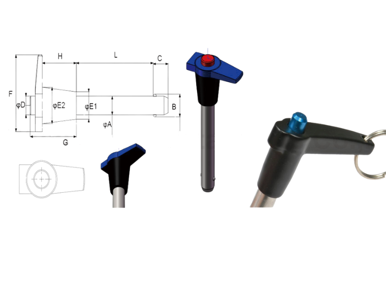 ボールロックピン