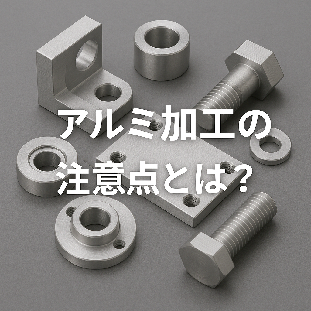 アルミ加工　注意点