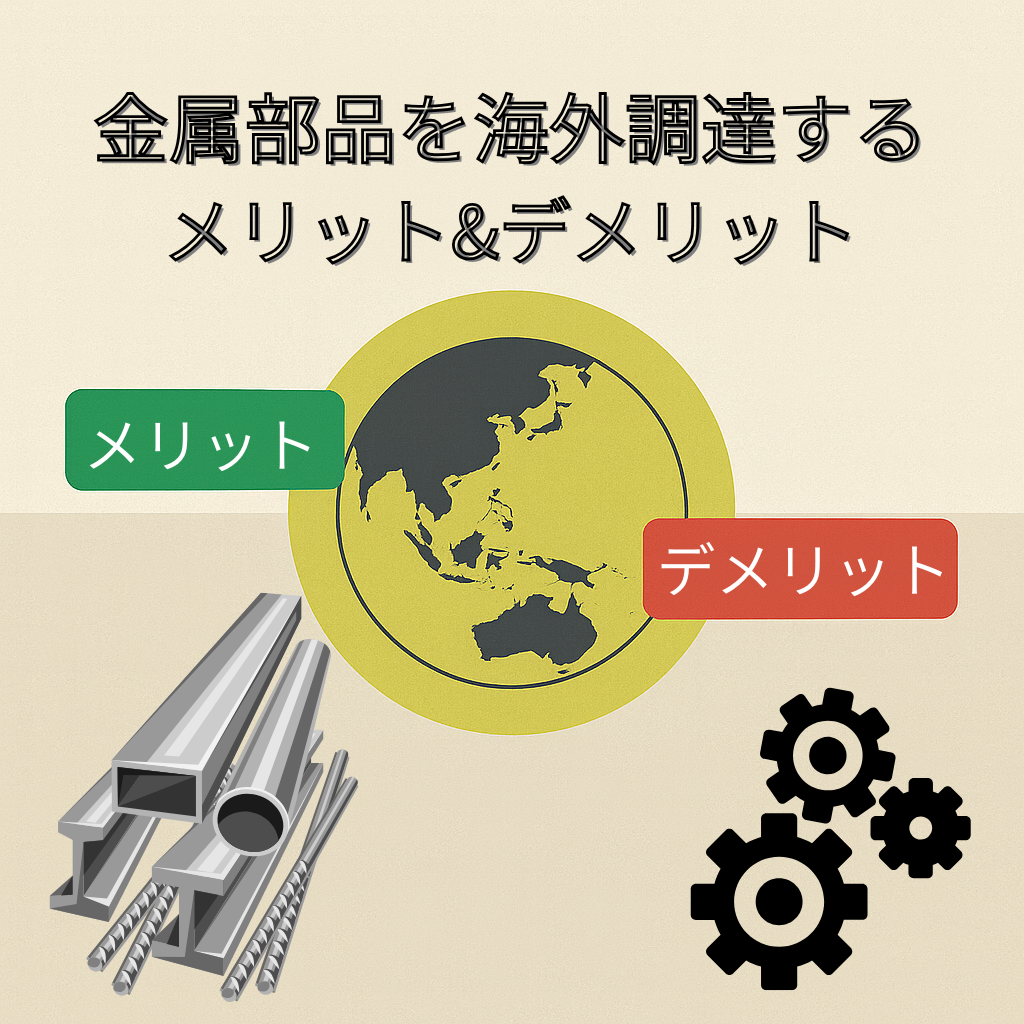 金属部品　海外調達