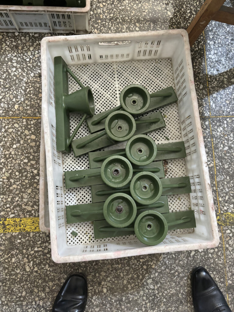 ロストワックス製の鋳造品の画像